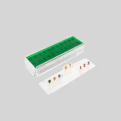 Acrylic Rummy Tile Game - 106 Tiles, Family Board Game