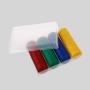 160pcs Poker Chip Cases Acrylic Mahjong Training Aids