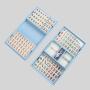Luxury PU Leather Mahjong Set - 166pcs Adult Tiles