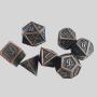 DND Metal Dice Set 7pcs Polyhedral Retro Gaming Dice