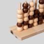 Educational Four in a Row Wooden Game for Kids - LUOFU