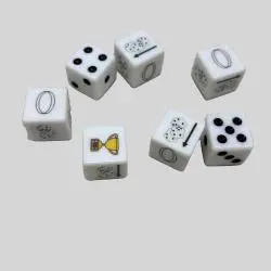 Custom Printed Dice - D&D Logo Branded Plastic Dice