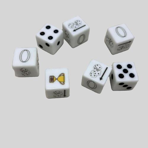 Custom Printed Dice - D&D Logo Branded Plastic Dice