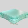 Chinese Macaron Blue Mahjong Table - Luxury Electronic Game