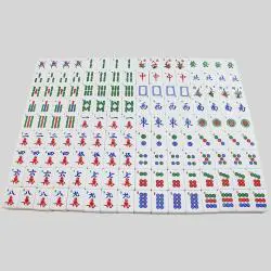 Acrylic 3 Player Mahjong Game Set - Custom Majiang Tiles