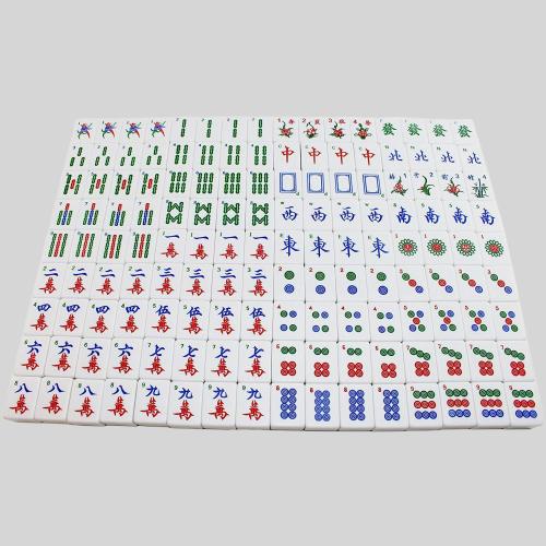 Acrylic 3 Player Mahjong Game Set - Custom Majiang Tiles