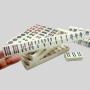 Luxury Custom Mahjong Set with Pushers, PU Leather Case