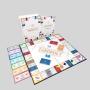 Custom Round Card Games Board Game Set for Children