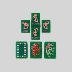 Travel Family Mahjong Game - Two-Tone Tiles Board Game