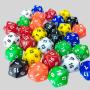 High Quality Icosahedron D20 Dice - Bulk Random Polyhedral Dice for D&D