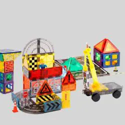Magnetic Road Toppers Building Blocks Set - EN71 Certified