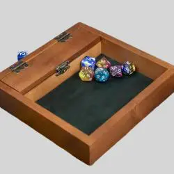 Custom Adult DND Dice Tray Box with Lock