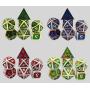 D&D Metal Dice Set - 7 Dice, Pathfinder Roleplaying Game