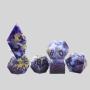 Custom DND Resin Dice - Sharp Edge Swirl