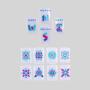 Custom Acrylic Mahjong Set - Monogram Casino Tiles