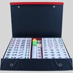 Custom Malaysia Mahjong Set - 168pcs, Green & Jade, 4 Player