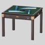 Luxury Metal Mahjong Table - Automatic Folding Dining Furniture