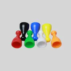 Colored Chess Pawns - Custom Plastic Game Pieces