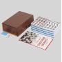 Mini Mahjong Tiles Travel Game Set - 144pcs Blue