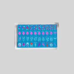 Acrylic Mahjong Tiles Holder Rack Box - Custom Rummy Set
