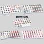 Mahjong Tiles Set - Melamine, Wear-Resistant, Custom Design