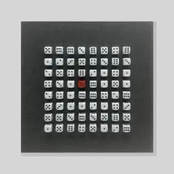 JZ Custom 3D Mahjong Abstract Wall Art Painting