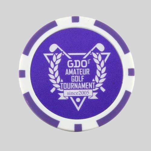 14g Clay Poker Chips - 3 Tone Monte Carlo - Golden Trim