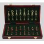 Large Metal Chess Set - 39x39cm Folding Chess Board