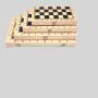Wooden 3-in-1 Chess Checkers Backgammon Set for Kids Adults