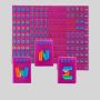 Acrylic Mahjong Tiles Custom Pattern Game Set