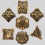 DND Metal Dice Set - 7 Pcs Polyhedral RPG Dice