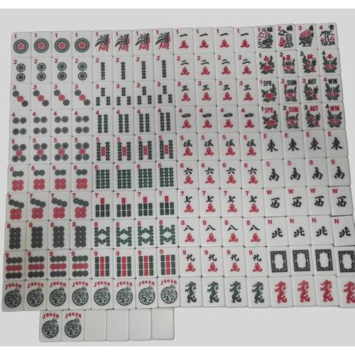 American Mahjong Set 166 Tiles Melamine Travel Game Set