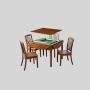 Foldable Wooden Mahjong Table - Casino Entertainment