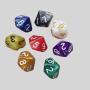 Acrylic 10-Sided Dice - D&D Game Accessories