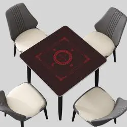 Neoprene Poker Mahjong Table Mat Custom 78x78cm