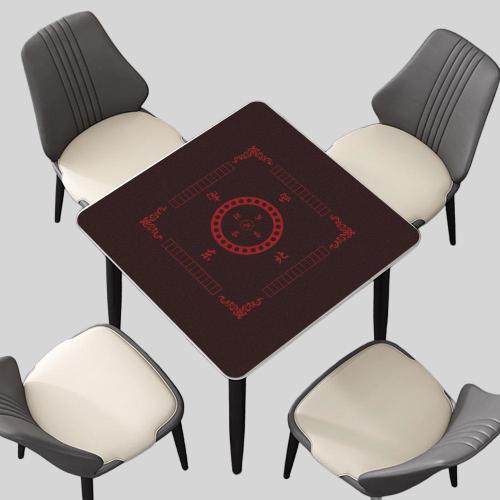 Neoprene Poker Mahjong Table Mat Custom 78x78cm