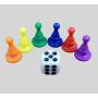 16x25mm Ludo Game Pieces, Multicolor PS Plastic Tokens 16x25mm Ludo Game Pieces, Multicolor PS Plastic Tokens