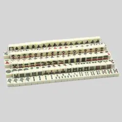 Portable Mini Mahjong Set - 144PCS Travel Games