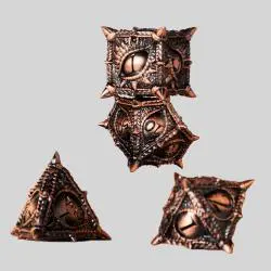 Custom Metal Dice Set - D&D RPG Dice, Wholesale