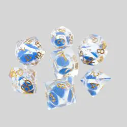 Surewin Resin DND Dice Set - Sharp Edge Polyhedral Dice