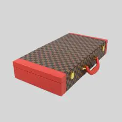 Luxury American Mahjong Set - Portable Leather Box with Custom Tiles