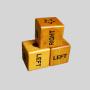 Wood Dice Set 3.5 Inch - 6 Wooden Dices