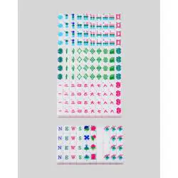 Acrylic Mahjong Tiles - Portable Outdoor Games Set