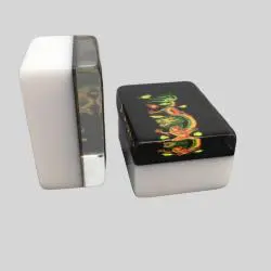 Custom Acrylic Mahjong Tiles - Customizable Travel Game