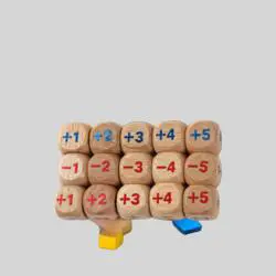 Custom Wooden Number Dice - Personalized Educational Toys