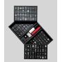 Black Cool Mahjong Set - Acrylic Majiang Tiles, Deluxe Entertainment