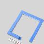 22mm Blue Travel Mahjong Game Set with 144 Tiles