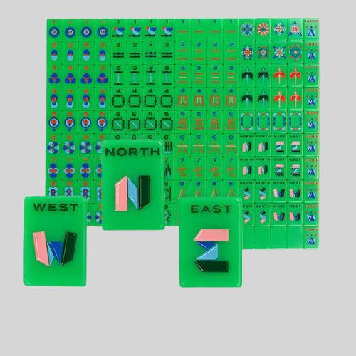 Acrylic Mahjong Tiles Set - American MahJongg Game