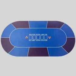 Rubber Poker Table Mat - Baccarat & Texas Hold'em