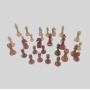 Luxury Tunisian Ebony Olive Chess Board Game Set